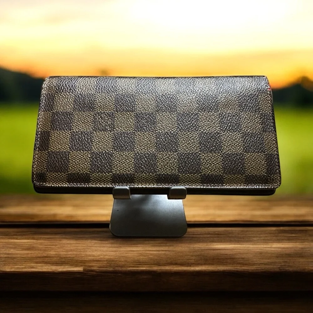 Louis Vuitton Damier Brown Long Wallet